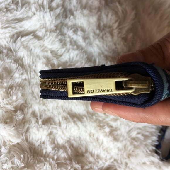 Blue Multicolor wristlet and wallet - Picture 6 of 6